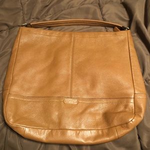 Coach pebble leather hobo